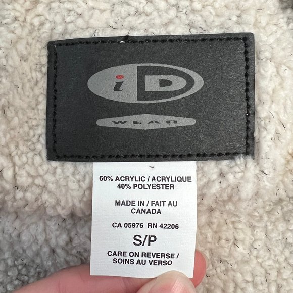 Vintage Denim Bomber Varsity Trucker Sherpa Lined Oversized Jean Jacket Coat - Picture 4 of 7